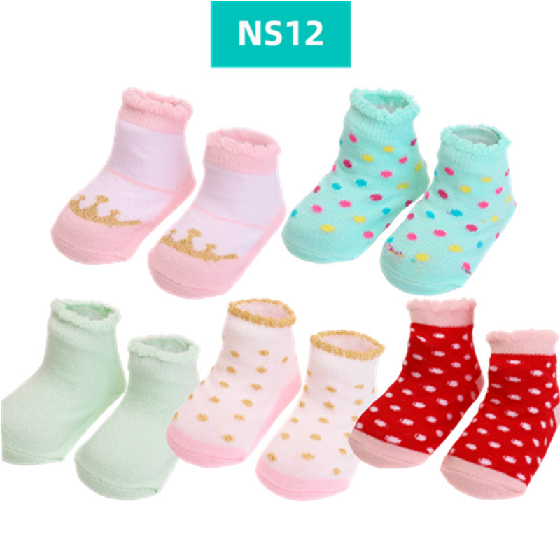 Summer Jacquard Line Style Combed Cotton Thin Cute Pink Baby Lace Socks Bow For Girl