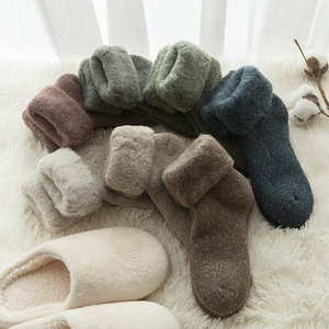 Multi-style Crew All Over Warm Winter Thick Socks Wool Mid-tube Winter Snow Socks