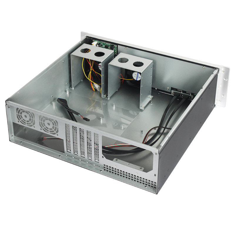 HTPC 19 Inch ATX Rackmount Server Case 6*3.5 Inch HDD Support 3U Industrial Server Chassis