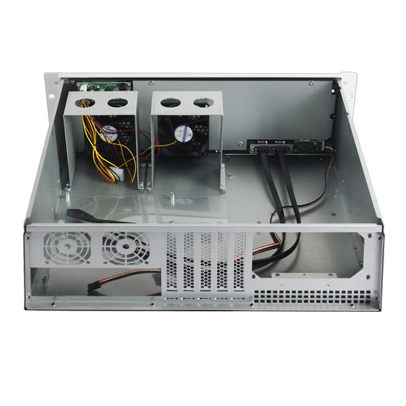 HTPC 19 Inch ATX Rackmount Server Case 6*3.5 Inch HDD Support 3U Industrial Server Chassis