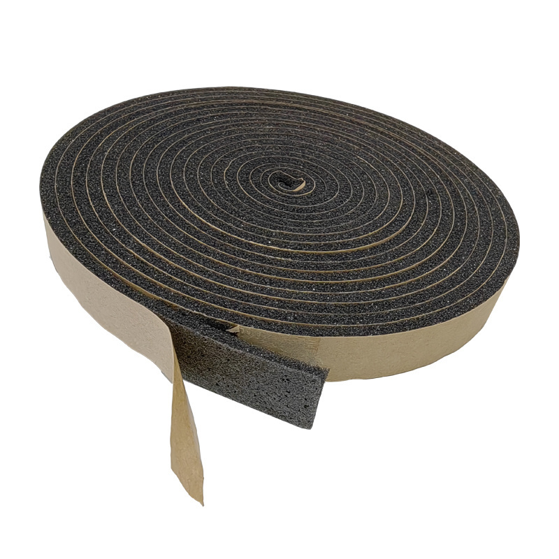 water resistant and fast install reusable polyurethane sponge pu foam tape for sunroof tape with adhesive self seal glue