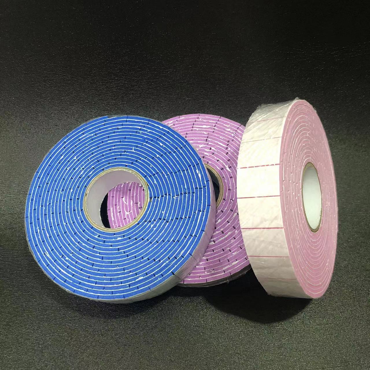 handicraft 2mm Pre cut rectangular Strong adhesion double sided adhesive sticky multicolour EVA foam tape