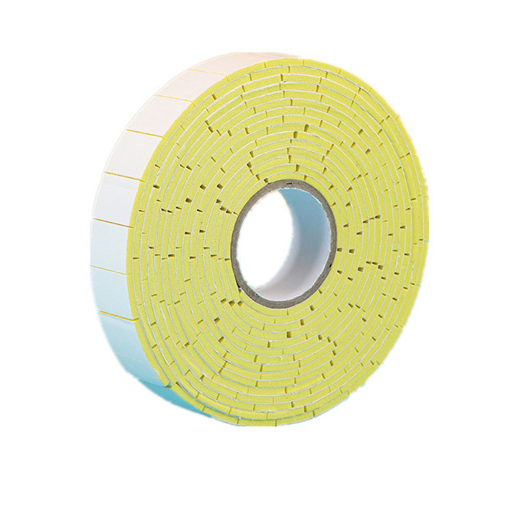 Pre cut 14 kinds Colors Roll rectangular 2mm thickness Pressure Sensitive double Sided Self-Adhesive EVA Foam Tape