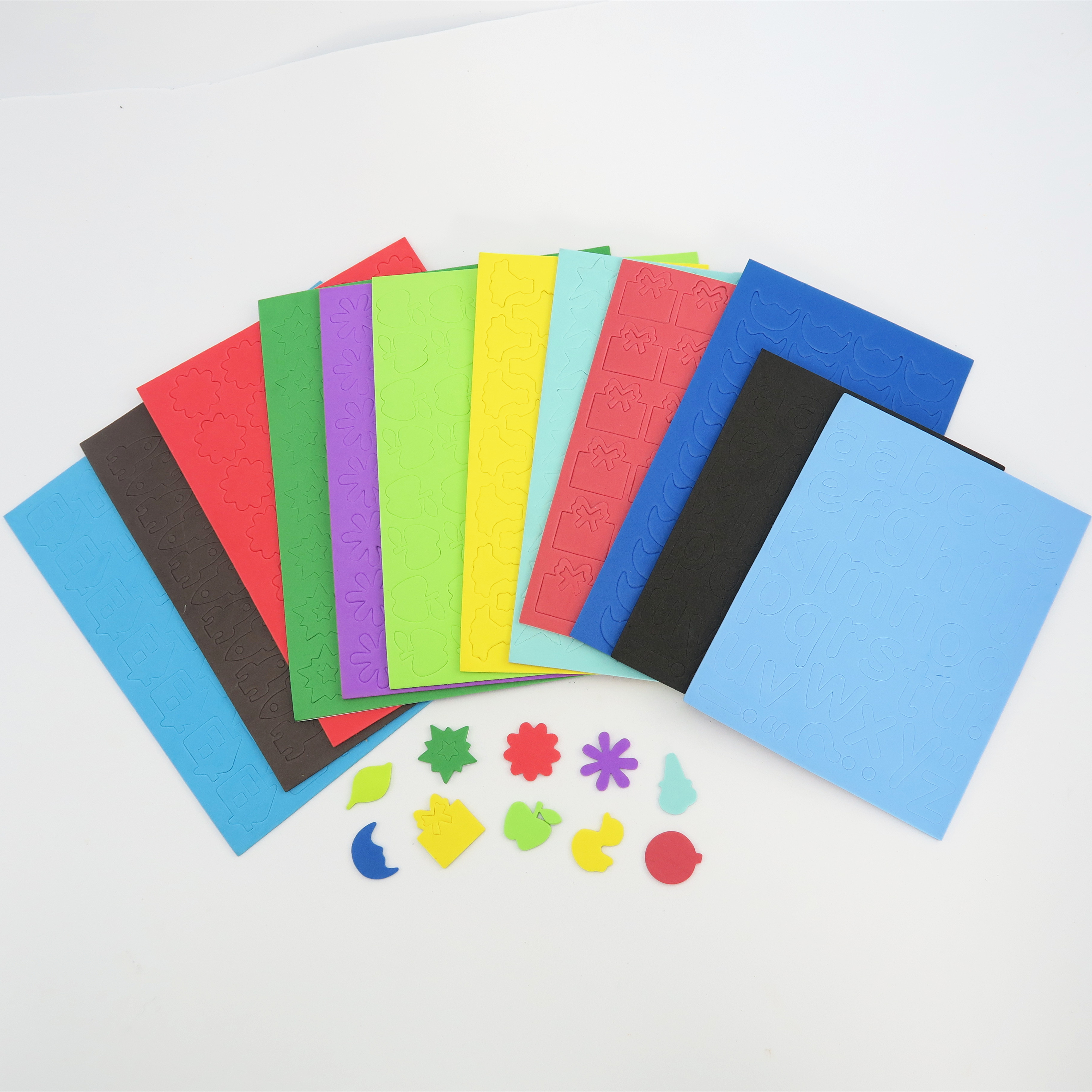 customized environmental 2mm color rubber 1mm 3mm 4mm 5mm Thickness Cutting Printing Packaging eva foam sheets