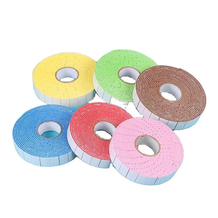 Die Cut 14 kinds Colorful  Roll rectangular 3mm thickness Pressure Sensitive double Sided Self-Adhesive EVA Foam Tape