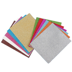 Custom 40 To 45 Density Cheap 2mm 1.8mm thickness DIY sponge Glitter eva foam sheets