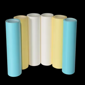 Double Adhesive Coated Silicone Waterproof Yellow white blue backing logo Material silicince coated glassine release paper