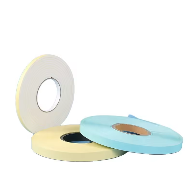 Double Adhesive Coated Silicone Waterproof Yellow white blue backing logo Material silicince coated glassine release paper