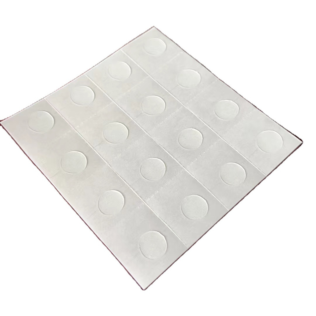 0.4mm thickness Strong Adhesive DIY Double side Round Acrylic No Traces dots Sticker for For Credit Card