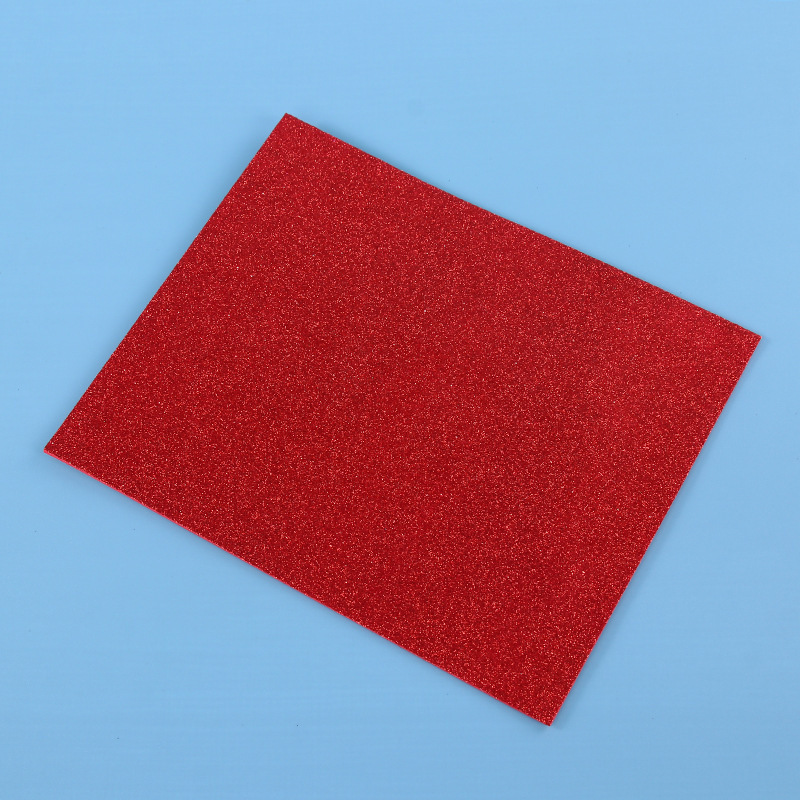 Custom 40 To 45 Density Cheap 2mm 1.8mm thickness DIY sponge Glitter eva foam sheets