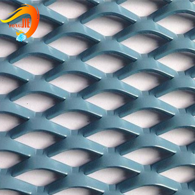 Factory supply aluminum expanded metal large mesh ceiling panels