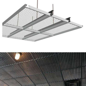 Decorative Customization Aluminum Expanded Metal Mesh  Suspended Ceiling