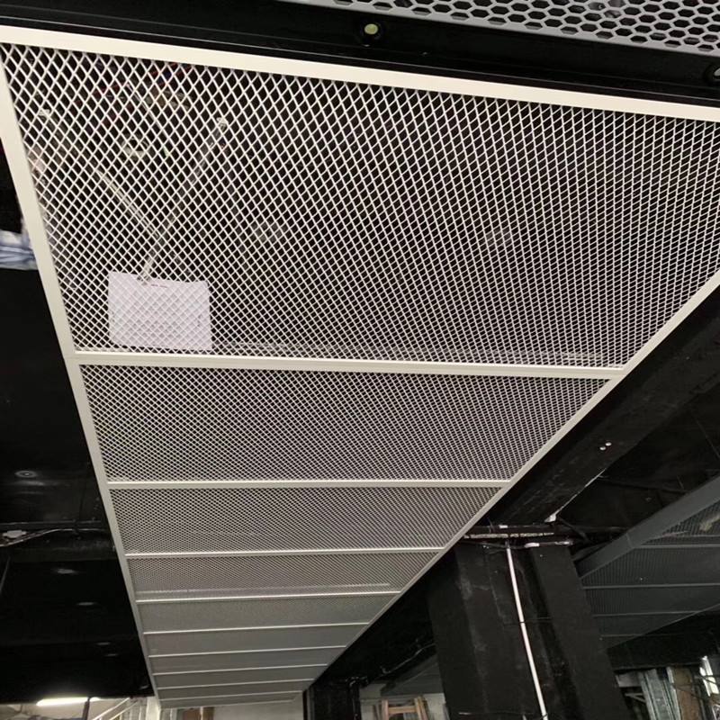 Decorative Customization Aluminum Expanded Metal Mesh  Suspended Ceiling