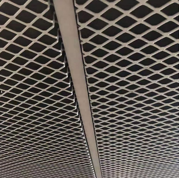 Decorative Customization Aluminum Expanded Metal Mesh  Suspended Ceiling