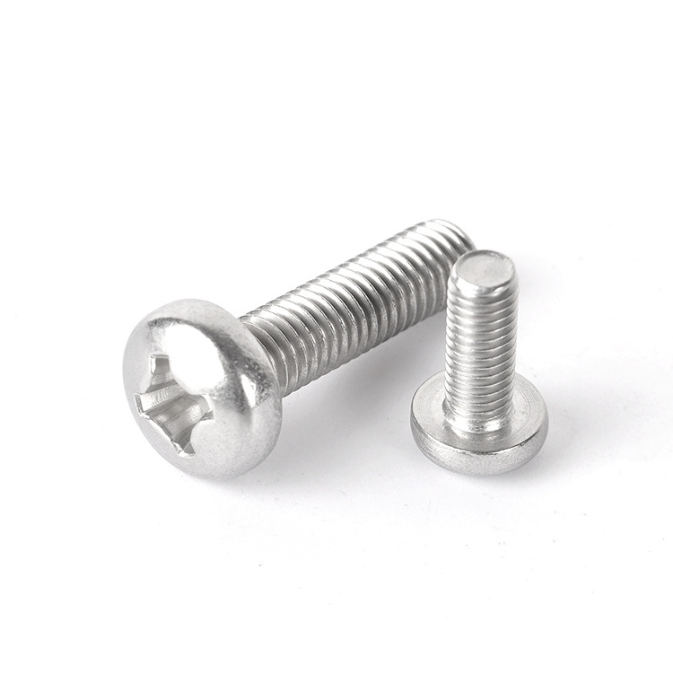 Manufacturing Wholesale Stainless Steel Ansi B18.6.3 Din7985 Pan Head Machine Screws