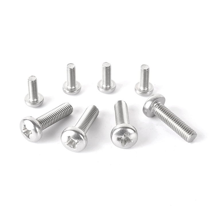 Manufacturing Wholesale Stainless Steel Ansi B18.6.3 Din7985 Pan Head Machine Screws