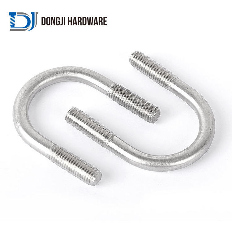 DongJi High quality M14 Carbon Steel Stainless Steel ZInc Plated U Bolt solar panel bolt and nut making machine