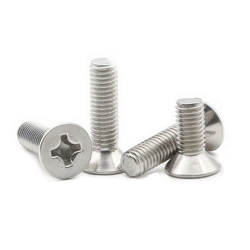 Hardware  Screws Stainless Steel Machine Screw Metric Cross Recessed Countersunk Head Screw