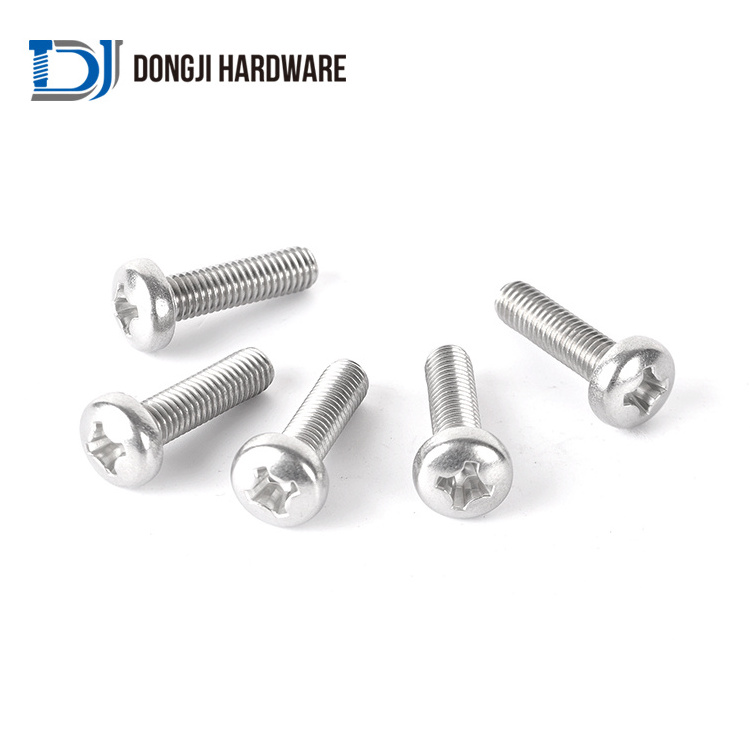 Manufacturing Wholesale Stainless Steel Ansi B18.6.3 Din7985 Pan Head Machine Screws