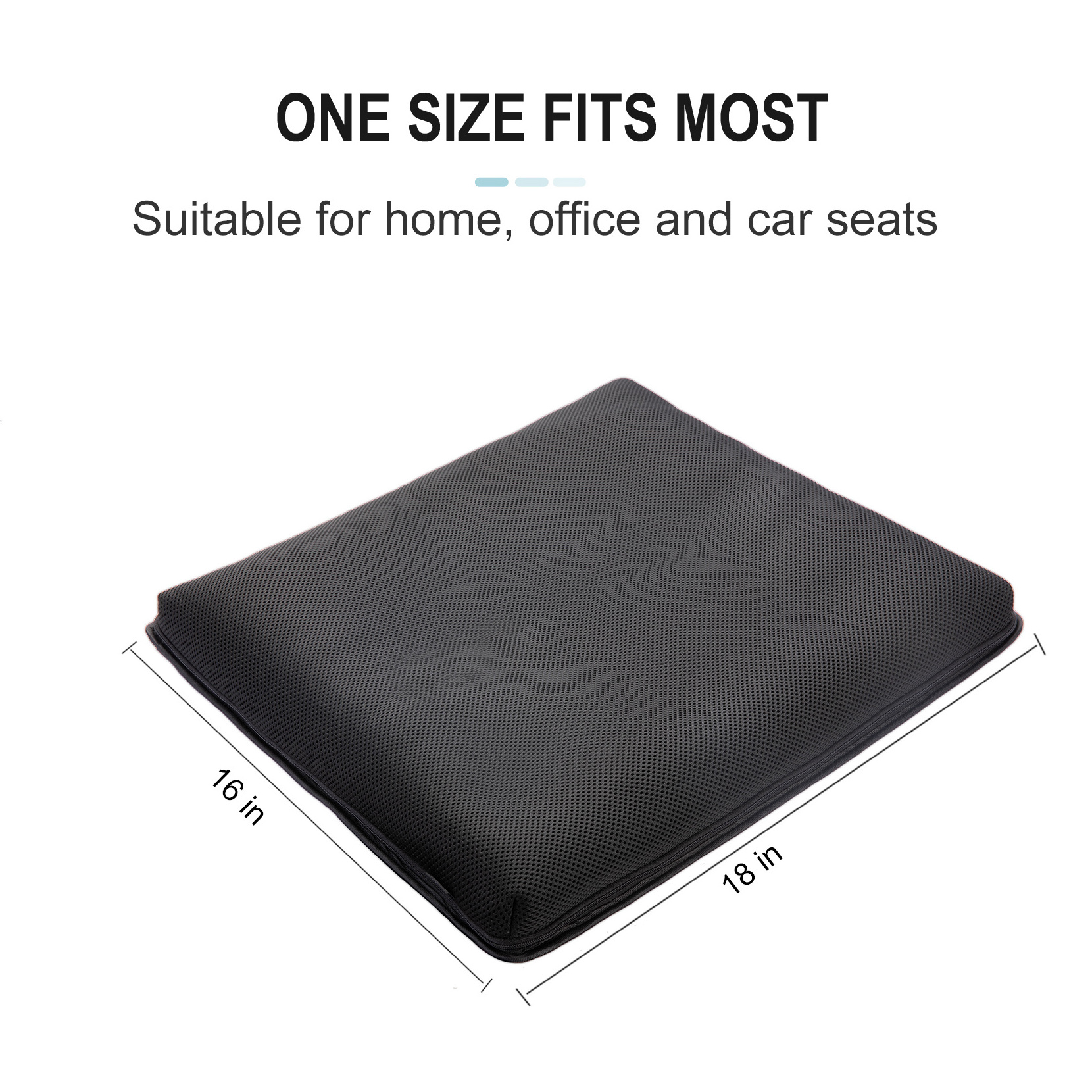 Rechargeable  Inflatable Air Seat Cushion with Massage Mode for Wheelchair Office Chair and Car Seat