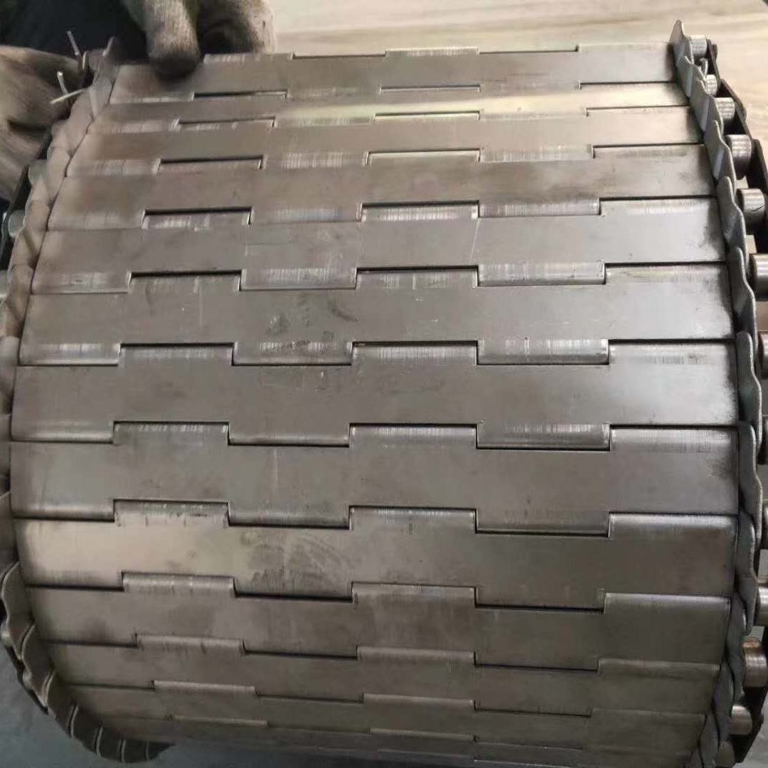 Customized Stainless Steel Roller Transmission Chain Hinged Belt Chip Conveyor Belt For Cnc