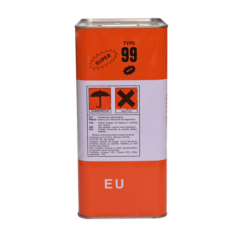 High Quality Type 99 neoprene adhesive glue for shoes/GP contact adhesive