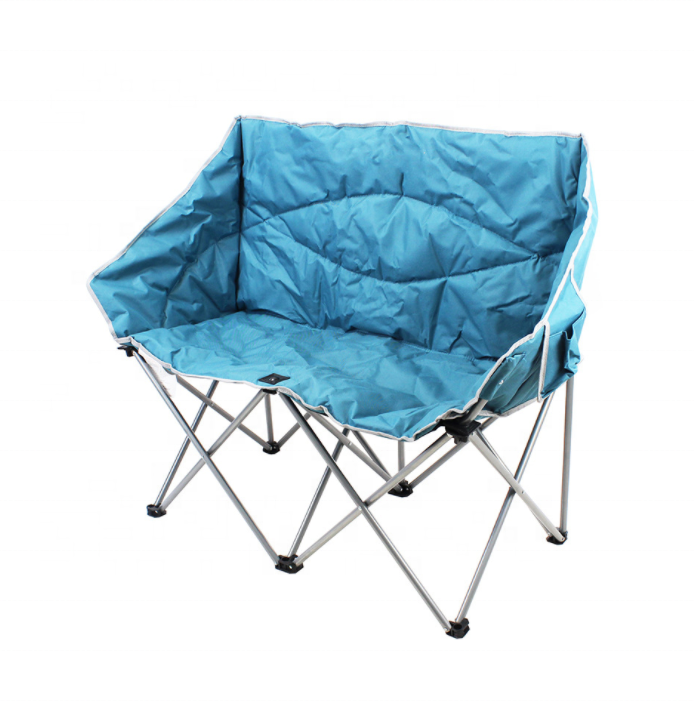 Camp Seat Bearhike Double Seat Camping Chair, Loveseat, Oversized Folding Fishing Chair Beach Chair Metal Frame Aluminum Tube