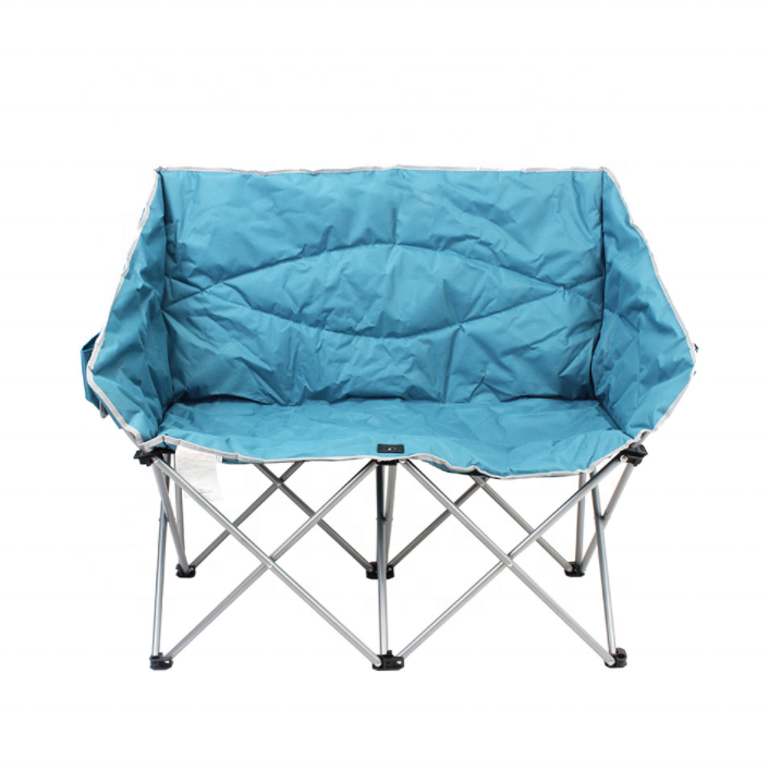 Camp Seat Bearhike Double Seat Camping Chair, Loveseat, Oversized Folding Fishing Chair Beach Chair Metal Frame Aluminum Tube