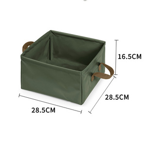 Foldable Portable PVC Foot Folding Footbath Water Storage Wash Square Bucket Basin for Camping Fishing Washing Bucket Basin