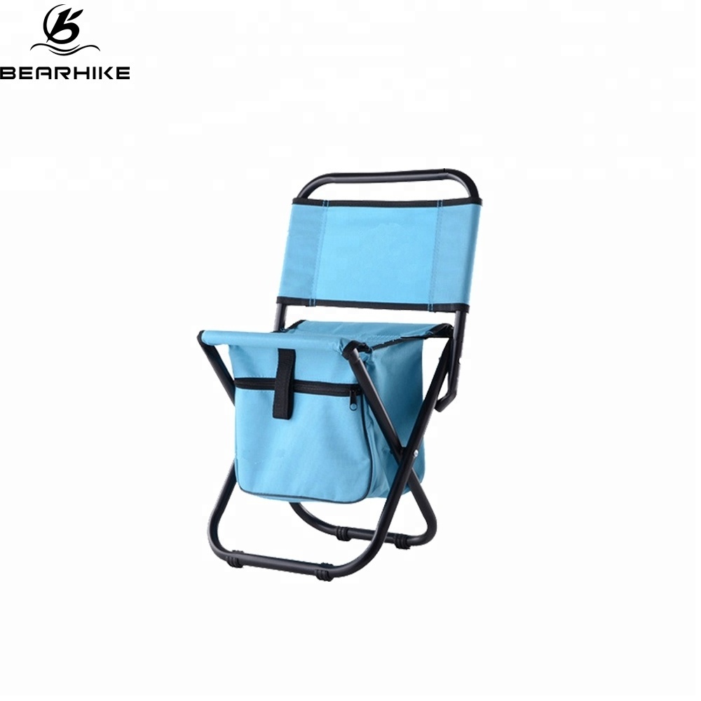 Custom Design Folding Chair Folding Beach Backrest Chair With Storage Bag