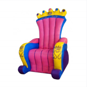 PVC Tarpaulin Kiddie Air Couch Throne Inflatable sofa Kids Birthday Party King Queen Princess Inflatable Chairs Balloon Chair