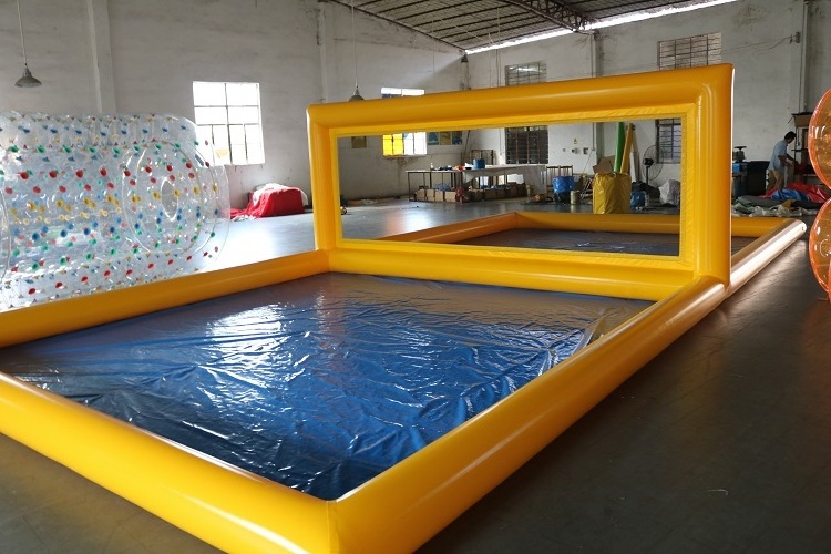 Inflatable Volleyball Net Beach Volleyball Game Set Inflatable Volleyball Court Rental Pool For Pool Game