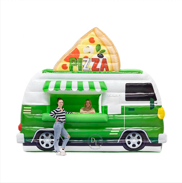 Inflatable Food Truck Popcorn Booth Pizza Balloons Hotdogs Stand Concession Booth