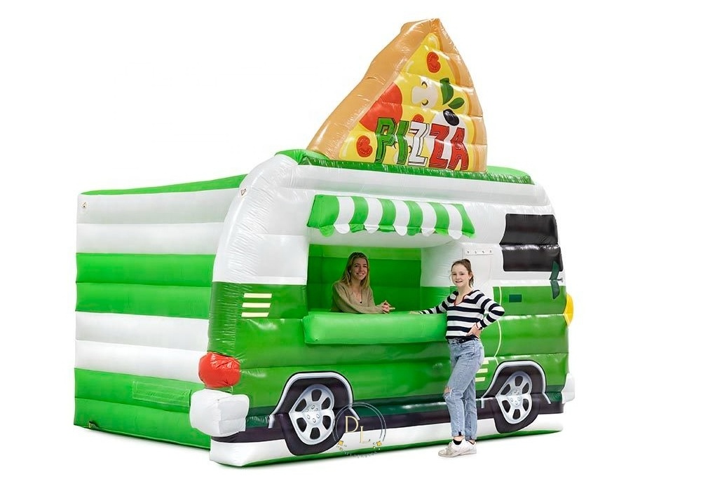 Inflatable Food Truck Popcorn Booth Pizza Balloons Hotdogs Stand Concession Booth