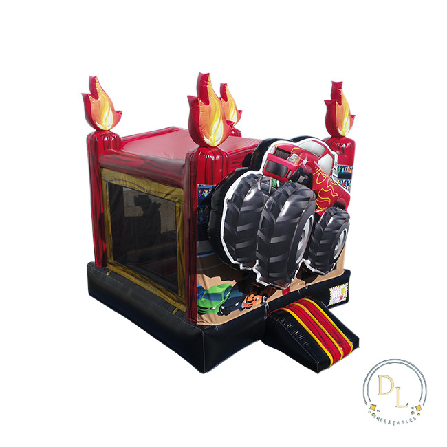 Interesting  Inflatable Bounce House Jumpers Bouncy Castle Inflatable Monster Truck Bouncer For Kids