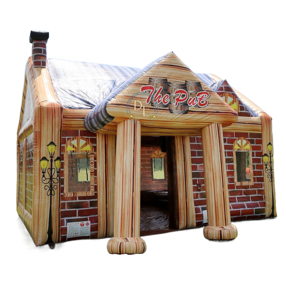 Customized Air Inflatable Tents Full Printing Inflatable Pub Tent Inflatable Pub For Hire