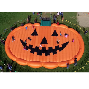 Giant Inflatable Mat Pumpkin Sunflower Strawberry Apple Corn Jump Pad Pillows Jumping Pillow  Air Jumper Bounce Pad Farm Use