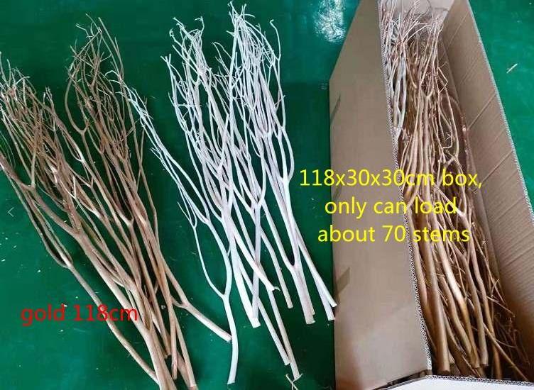 Bleached white Mitsumata Branch 60-120 cm decorative tree branches