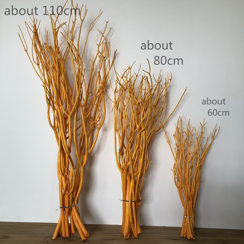 Bleached white Mitsumata Branch 60-120 cm decorative tree branches