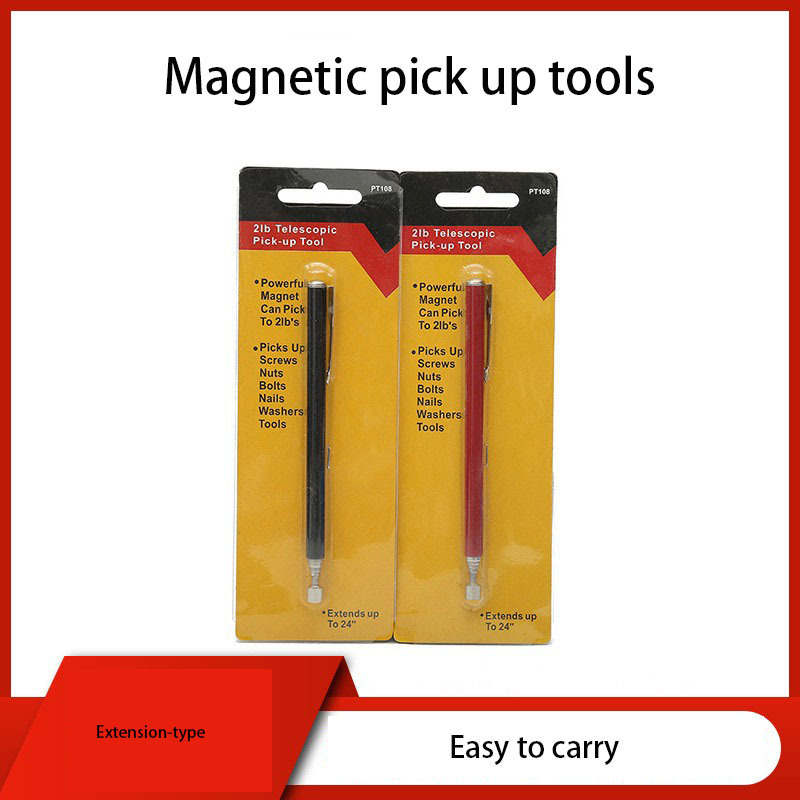 2023 Telescoping Handle Magnet Pick up 2 Lb Pull Force Magnetic Pickup Tool holder bar cat eye magnet tool