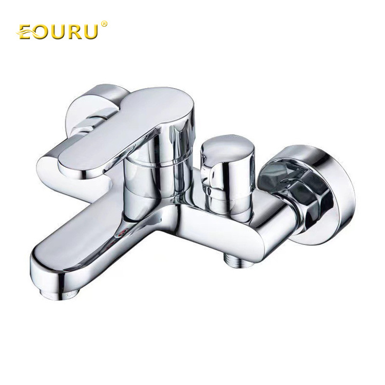 Smart Series 35mm Cartridge Brass Bathtub Faucet Bathroom Accessories Faucet Wall Mounted Shower Mixer Faucet