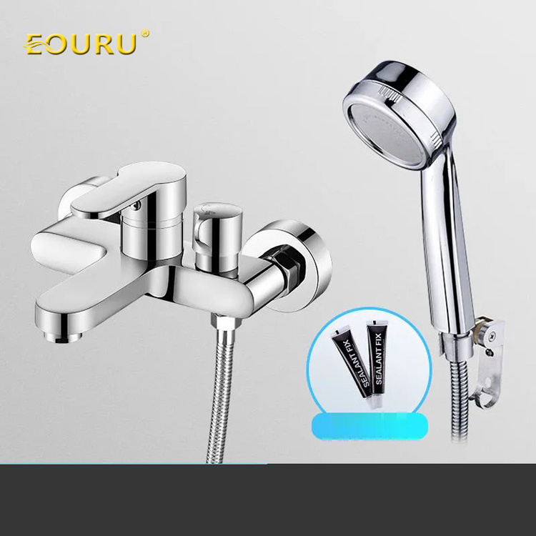 Smart Series 35mm Cartridge Brass Bathtub Faucet Bathroom Accessories Faucet Wall Mounted Shower Mixer Faucet