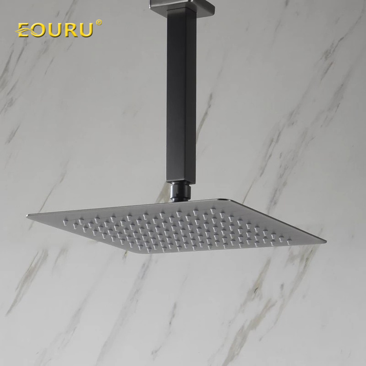 2 Way Concealed Valve Bathroom Shower Faucet Brass Bath Shower Mixers Tap with Handshower 8/10/12