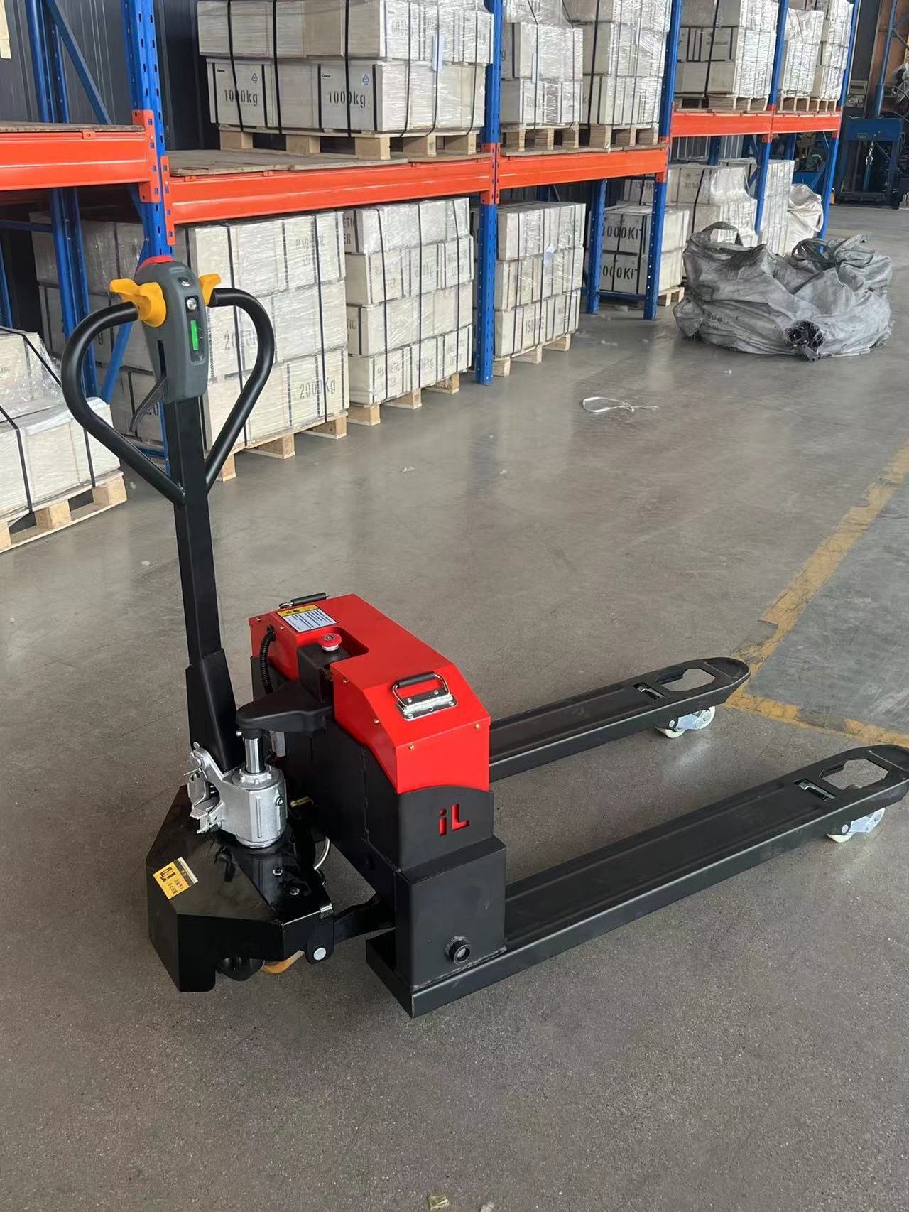 Semi-electric pallet truck 3ton Mini Home Rubber Wheels Lift Dual Directional Electrico Electric Truck Pallet Jack