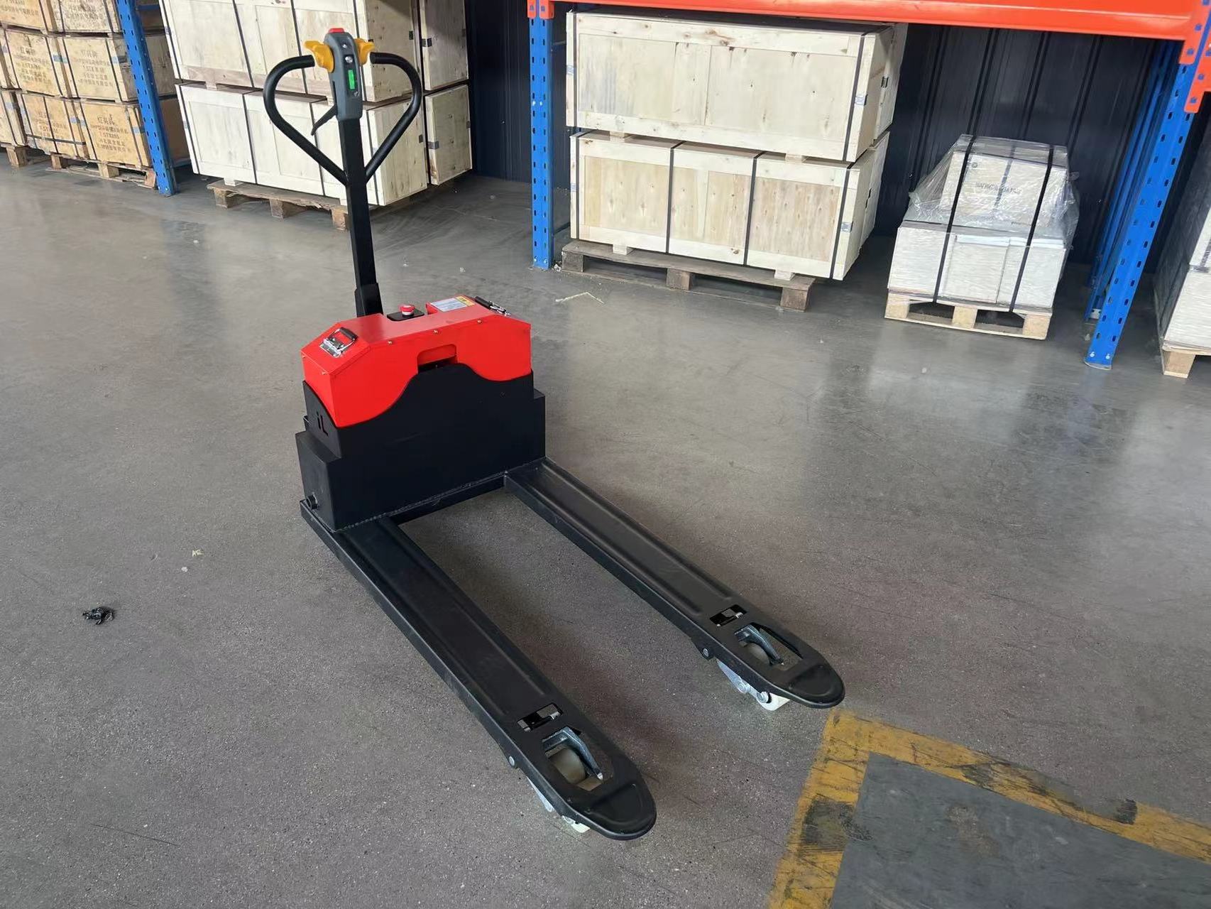 Semi-electric pallet truck 3ton Mini Home Rubber Wheels Lift Dual Directional Electrico Electric Truck Pallet Jack