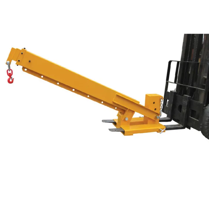 angled forklift attachment forklift crane attachment forklift jib