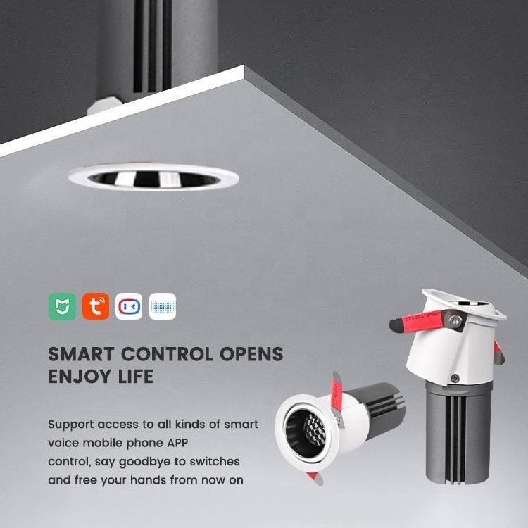 Embedded Spotlight Anti Glare High Lumen Led Ceiling Light Small Decorative Led Downlight