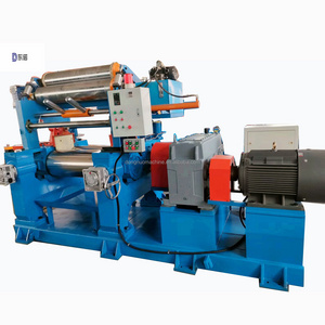 Lowest Price Plastic&rubber compound two roll mill machine open type rubber mixing mill with automatic rubber mixer