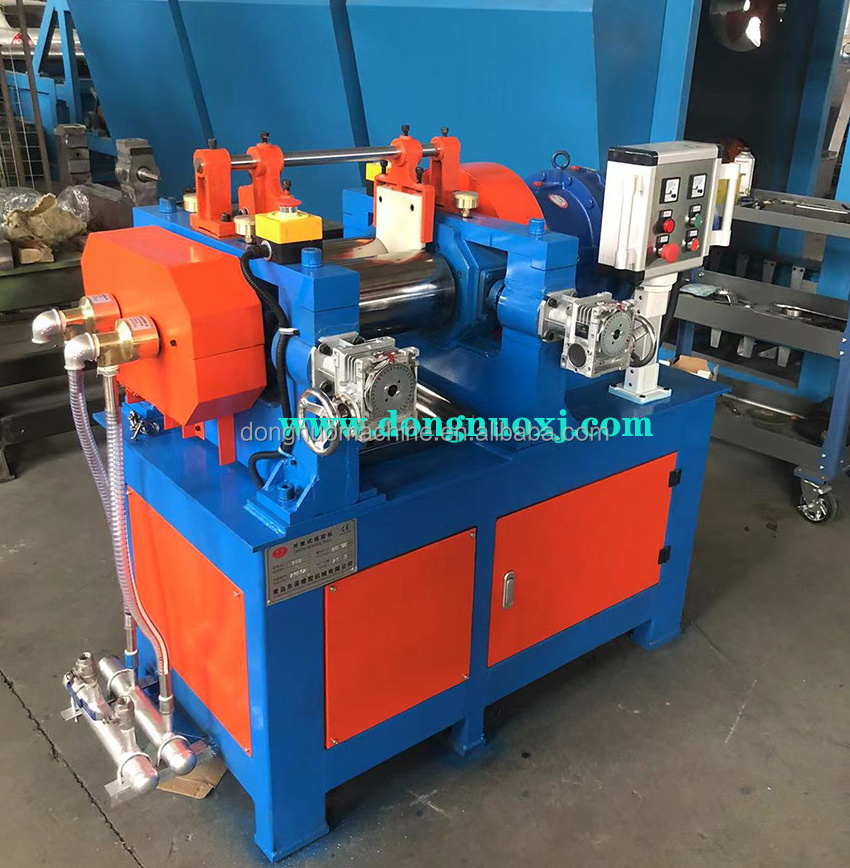 HOT sale 2024 Good performance lab open mixing mill Two Roll Rubber Mixer XK-160 Open type rubber mixing mill