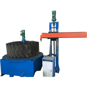 Waste Truck Tire Sidewall Cutter / Scrap Tire Cutting Machine